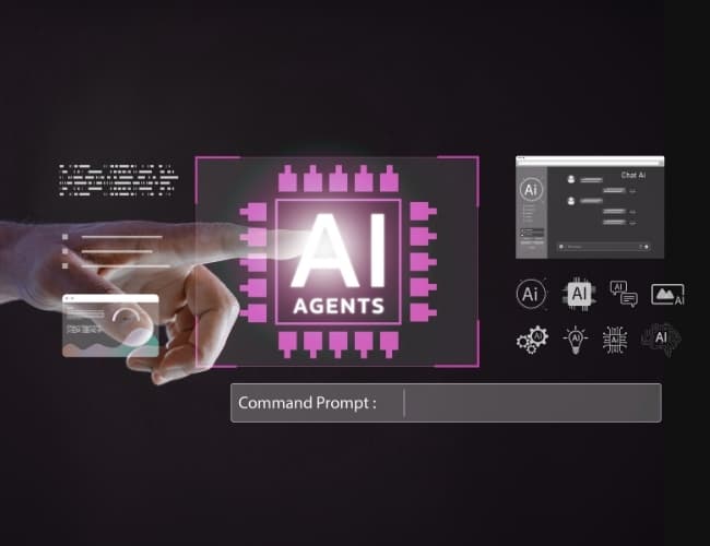 Complex AI dashboard with data visualizations