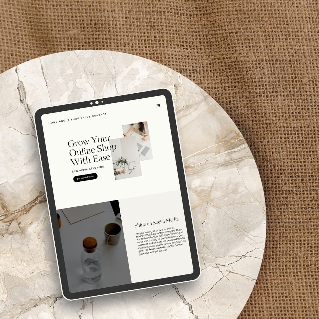 Laptop mockup showing a multi-vendor marketplace platform